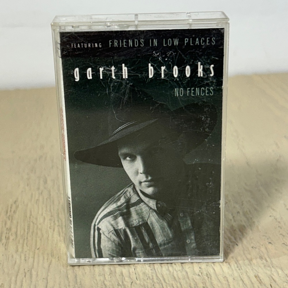 Garth Brooks No Fences Cassette Tape Friends In Low Places 90s Country Music